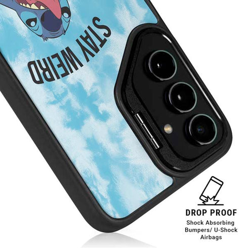 Disney Lilo and Stitch Stay Weird Galaxy S24 Kickstand Case